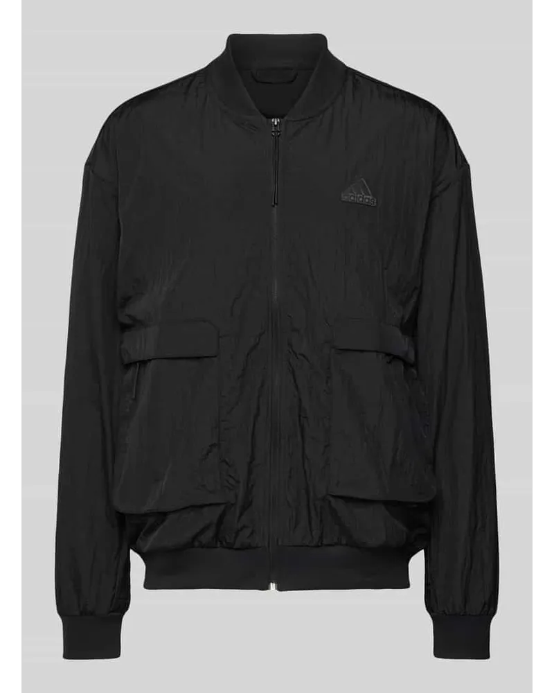 adidas Jacke mit Label-Detail Black