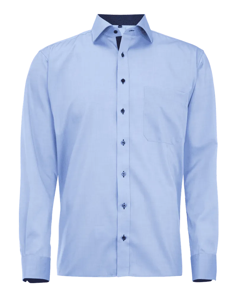 Eterna Comfort Fit Business-Hemd aus Oxford Bleu