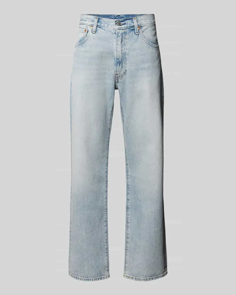 Levi's Relaxed Straight Fit Jeans im 5-Pocket-Design Modell '555 Jeansblau