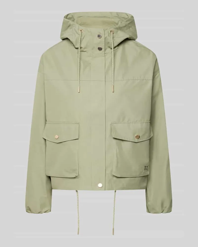 S.Oliver Regular Fit Parka aus Baumwoll-Mix Khaki