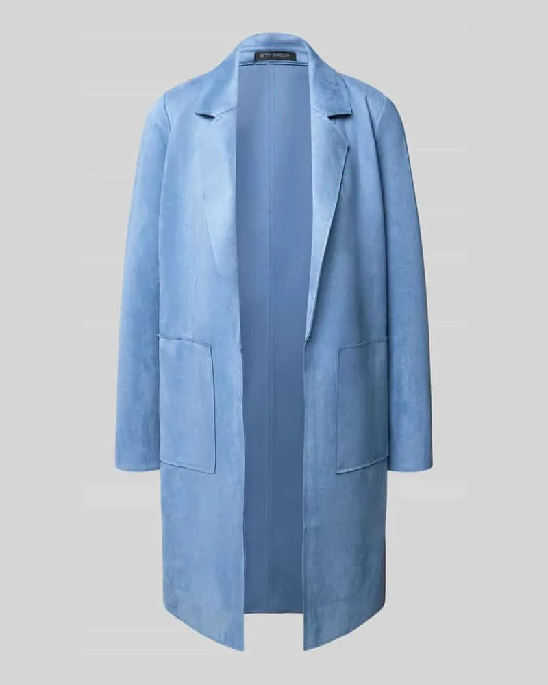 Betty Barclay Regular Fit Longblazer mit aufgesetzten Taschen Modell 'LT AUGUST Sky
