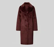 Wendemantel mit Reverskragen und Knopfverschluss