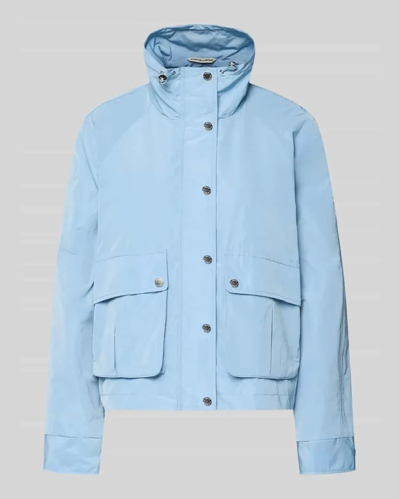 Fuchs Schmitt Jacke mit Stehkragen und Pattentaschen Bleu