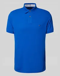 Tommy Hilfiger Regular Fit Poloshirt mit Logo-Stitching Royal