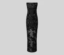Off-Shoulder-Kleid mit Zierbesatz
