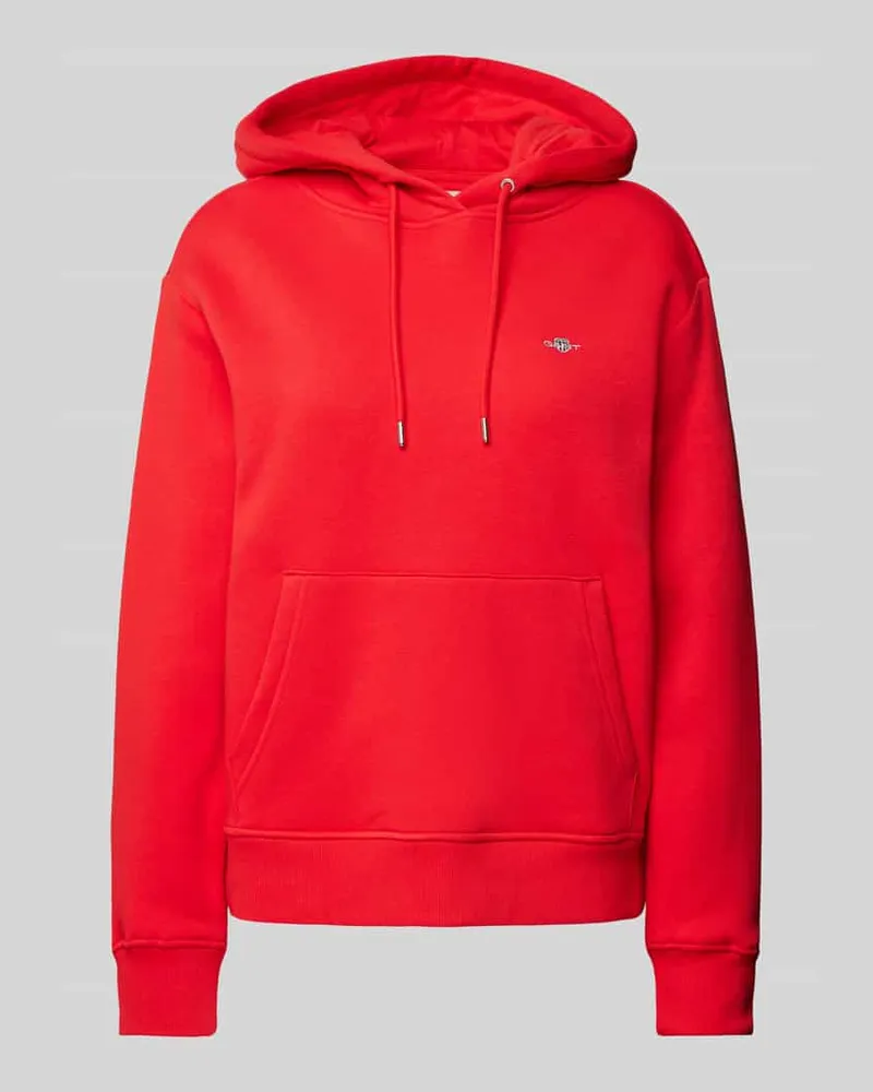 Gant Hoodie mit Kapuze Rot