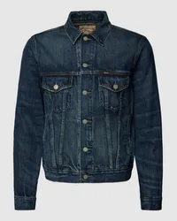 Ralph Lauren Jeansjacke mit Kentkragen Jeansblau