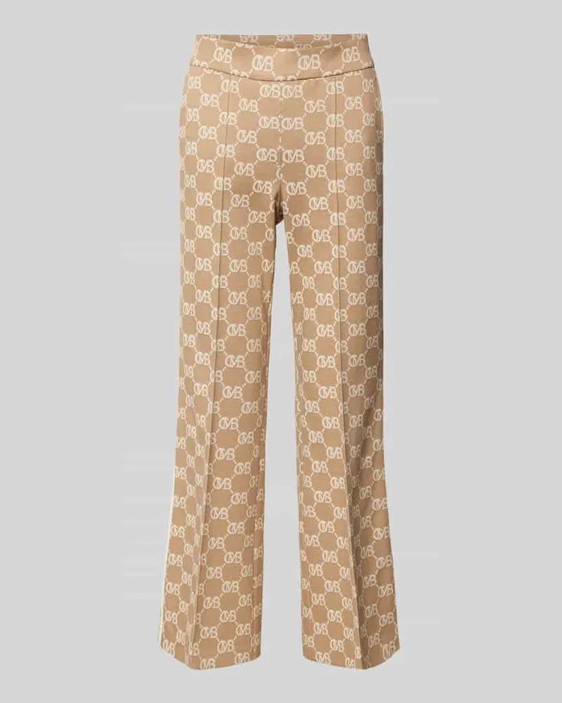 Cambio Stoffhose in verkürzter Passform Modell 'FRANCOISE Camel