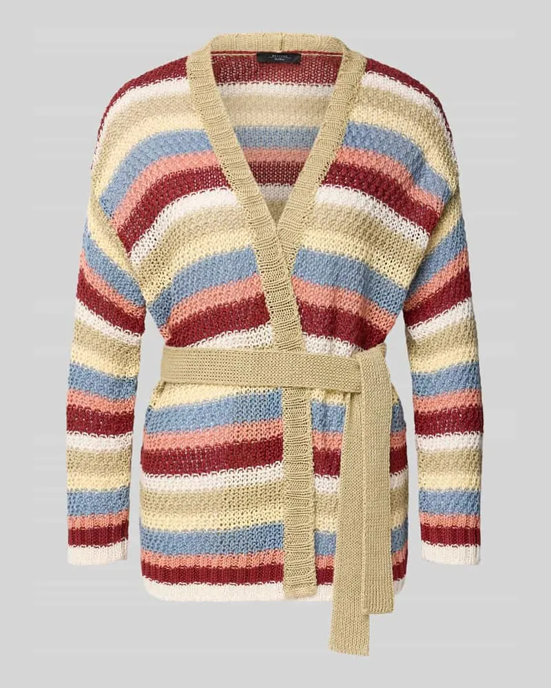 Max Mara Loose Fit Cardigan aus reinem Leinen Modell 'BONITO Rot