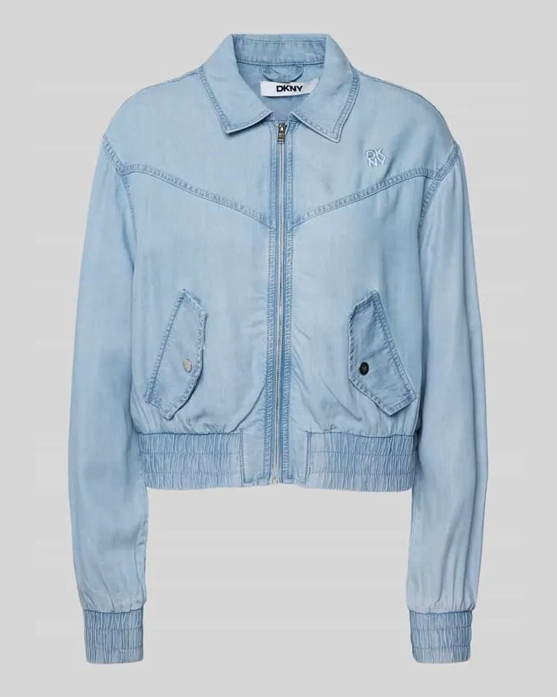 DKNY Bomberjacke in Denim-Optik Jeansblau