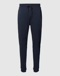 HUGO BOSS Sweatpants in unifarbenem Design Modell 'Sestart Marine