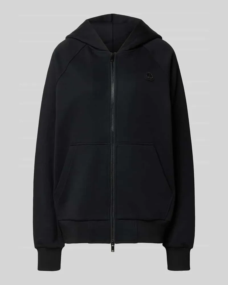 Moose Knuckles Sweatjacke mit Kapuze Black