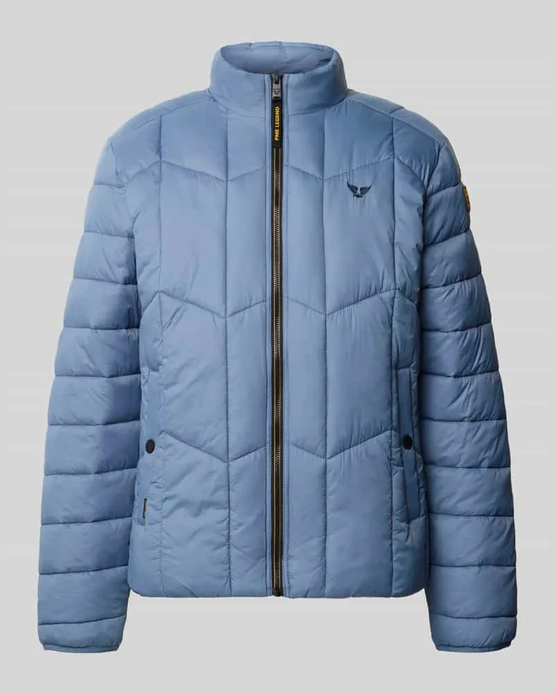 PME Legend Steppjacke mit Stehkragen und Reißverschluss Modell 'YET MENTOR Hellblau