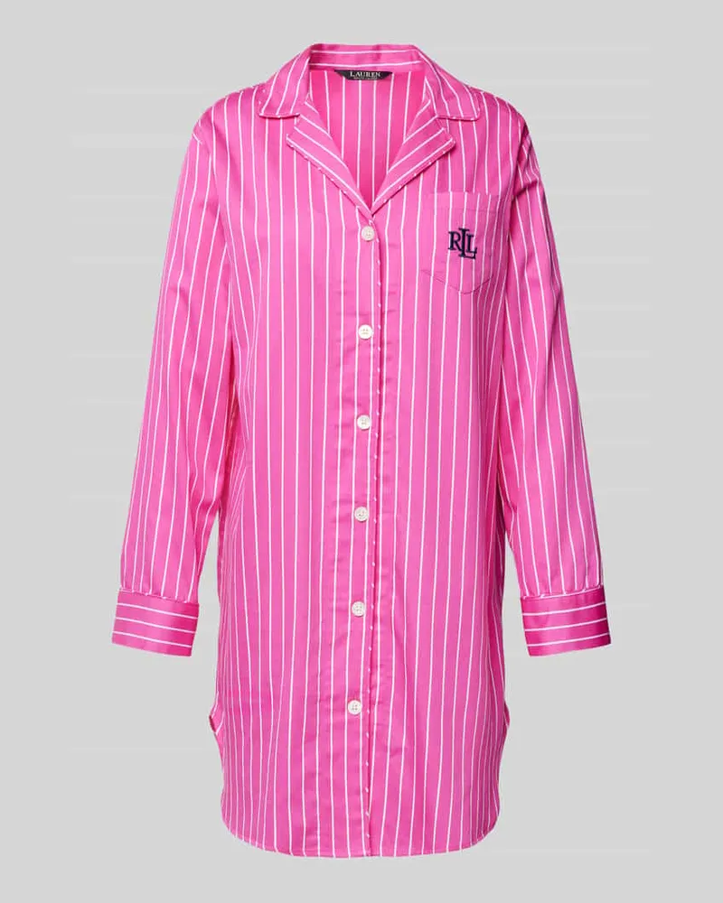 Ralph Lauren Nachthemd mit Brusttasche Pink