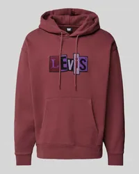 Levi's Hoodie mit Label-Stitching Modell 'SKATE Bordeaux