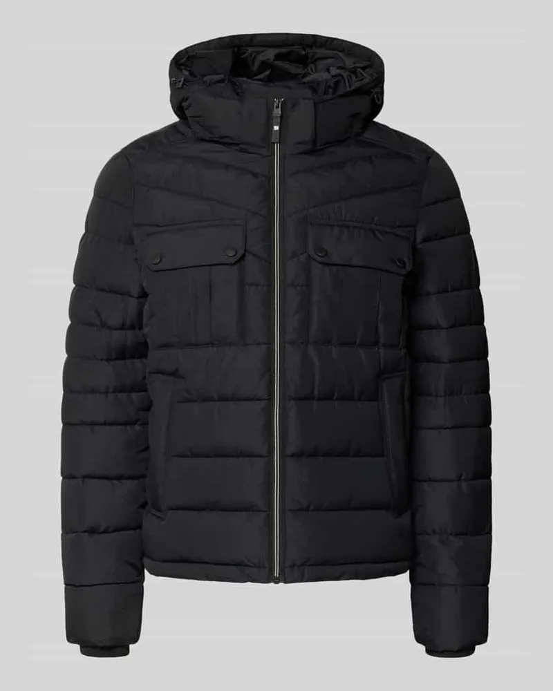 S.Oliver Steppjacke mit Brusttaschen Black