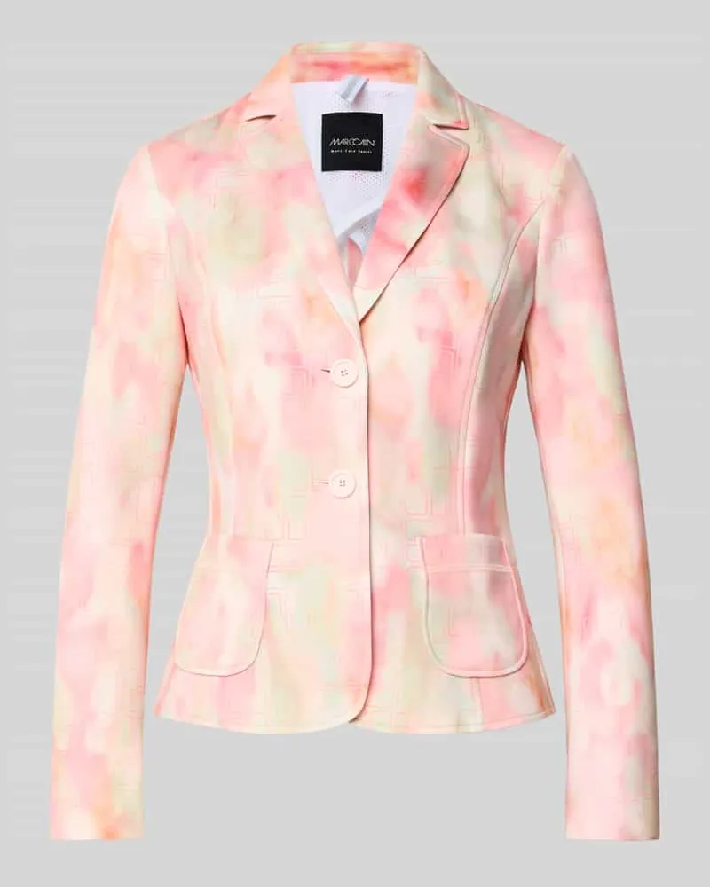 Marc Cain Slim Fit Balzer mit Reverskragen Pink