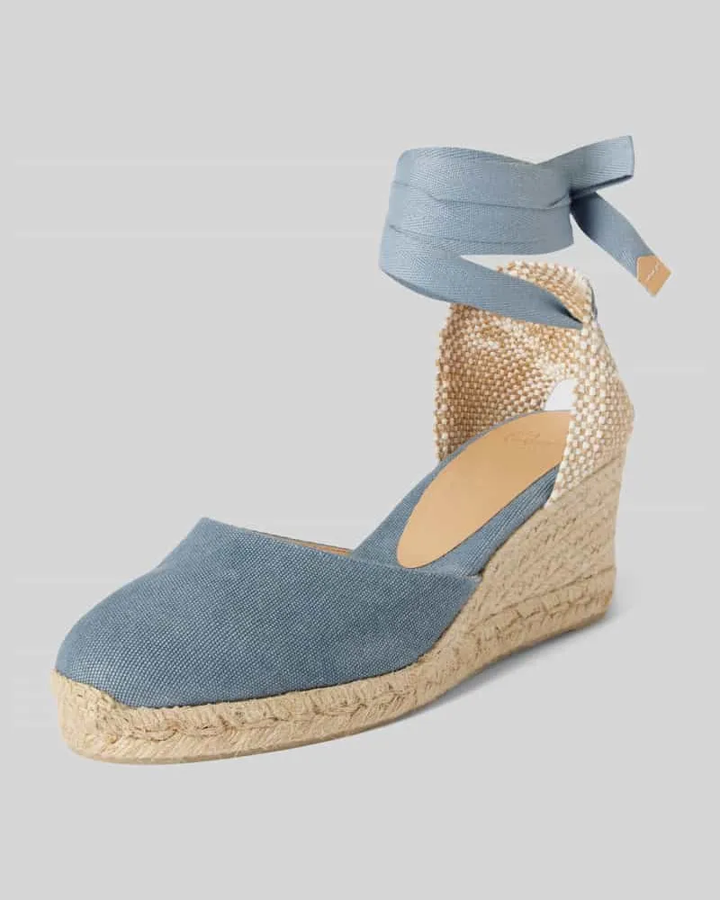 Castañer Wedges mit Keilabsatz Modell 'CARINA Jeansblau