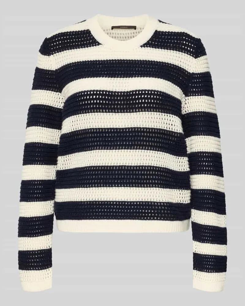 windsor. Strickpullover aus Schurwoll-Kaschmir-Mix Offwhite