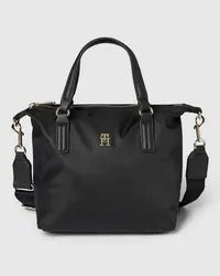 Tommy Hilfiger Tote Bag mit Label-Applikation Modell 'POPPY Black