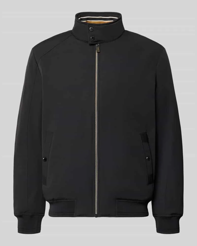 Christian Berg Regular Fit Jacke mit Stehkragen Black