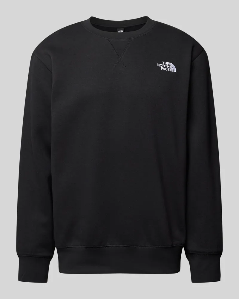 The North Face Sweatshirt mit Label-Print Black