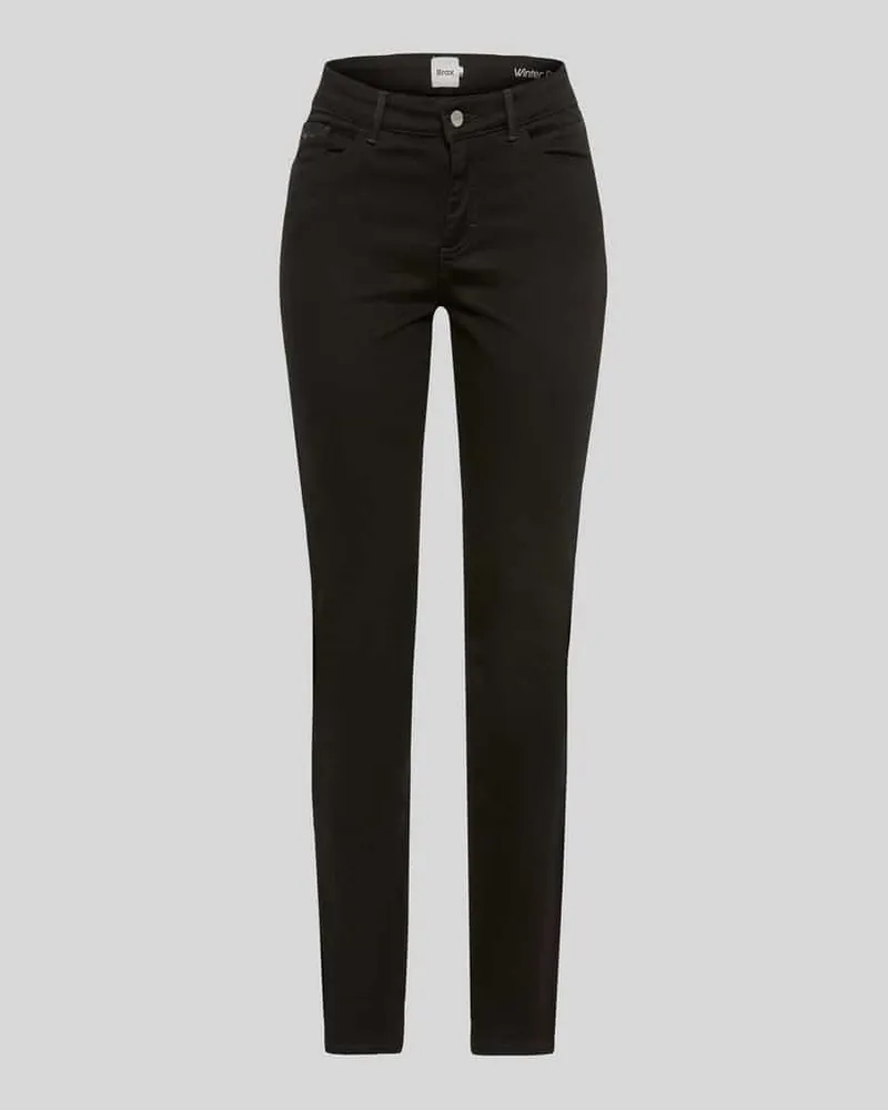 Brax Slim Fit Schmale Hose aus Lyocell-Mix mit Modal-Baumwoll-Anteil Modell 'SHAKIRA Black