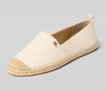 Espadrilles aus Leder mit Logo-Detail Modell 'CAMERYN