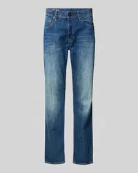 G-STAR RAW Straight Leg Jeans mit Eingrifftaschen Modell 'Mosa Dunkelblau