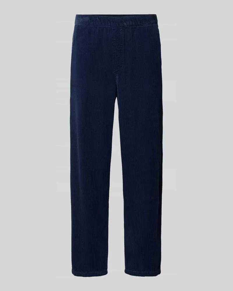 American Vintage Cordhose mit Eingrifftaschen Modell 'PADOW Dunkelblau