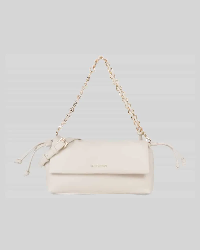 Valentino Bags Henkeltasche mit Kettenriemen Modell 'ROBBY Ecru