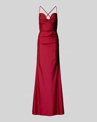 Unique Abendkleid mit Raffungen Rot