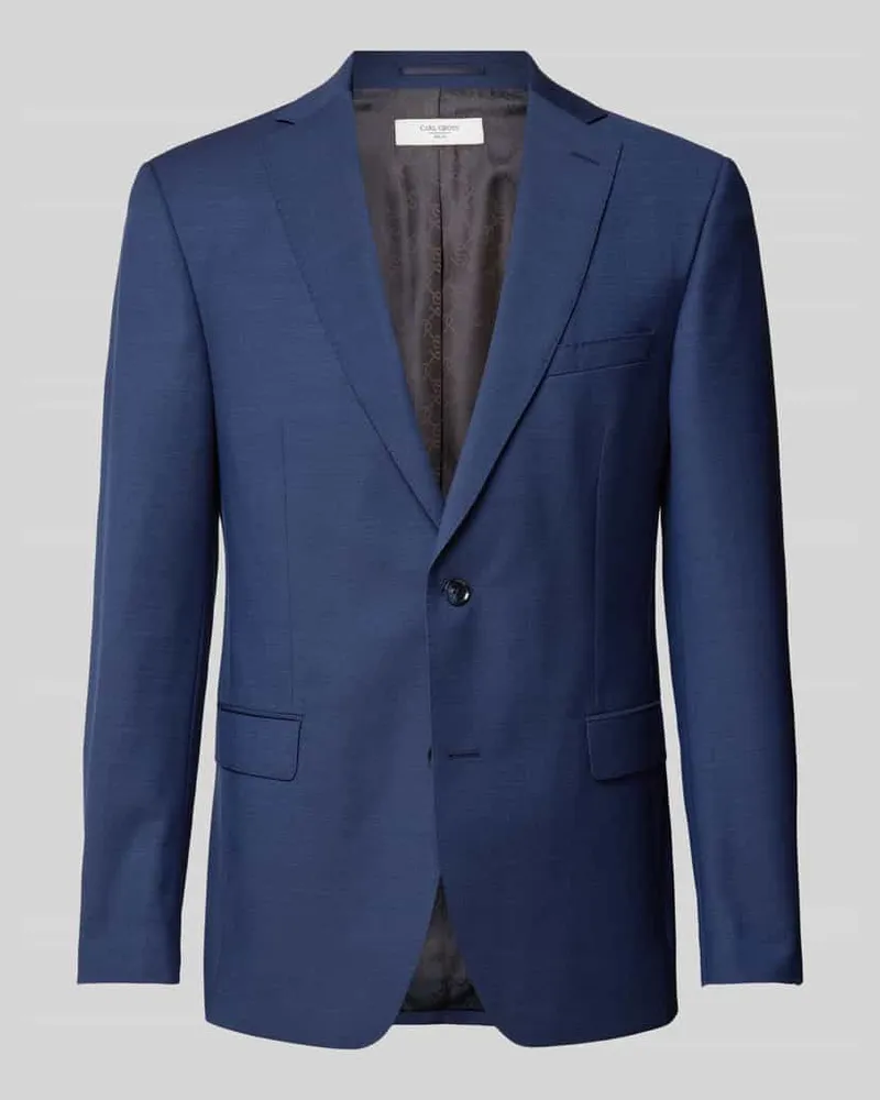 Carl Gross Sakko mit Pattentaschen Modell 'Simson Blau