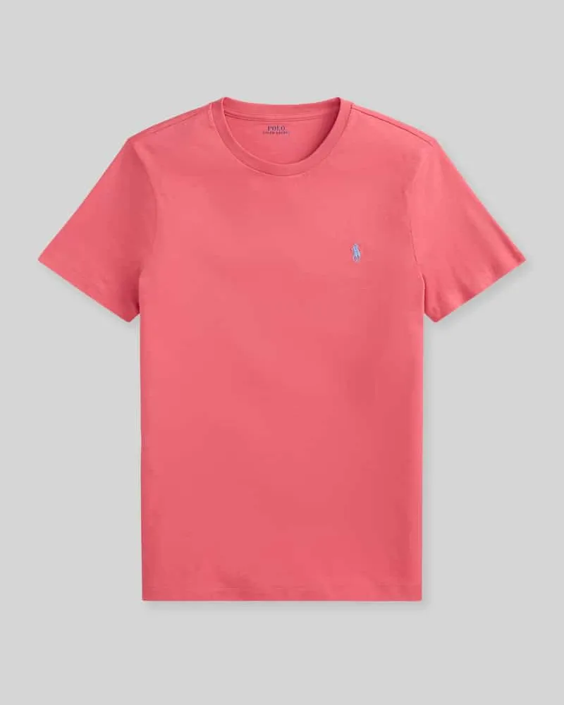 Ralph Lauren Regular Fit T-Shirt aus reiner Baumwolle Rot