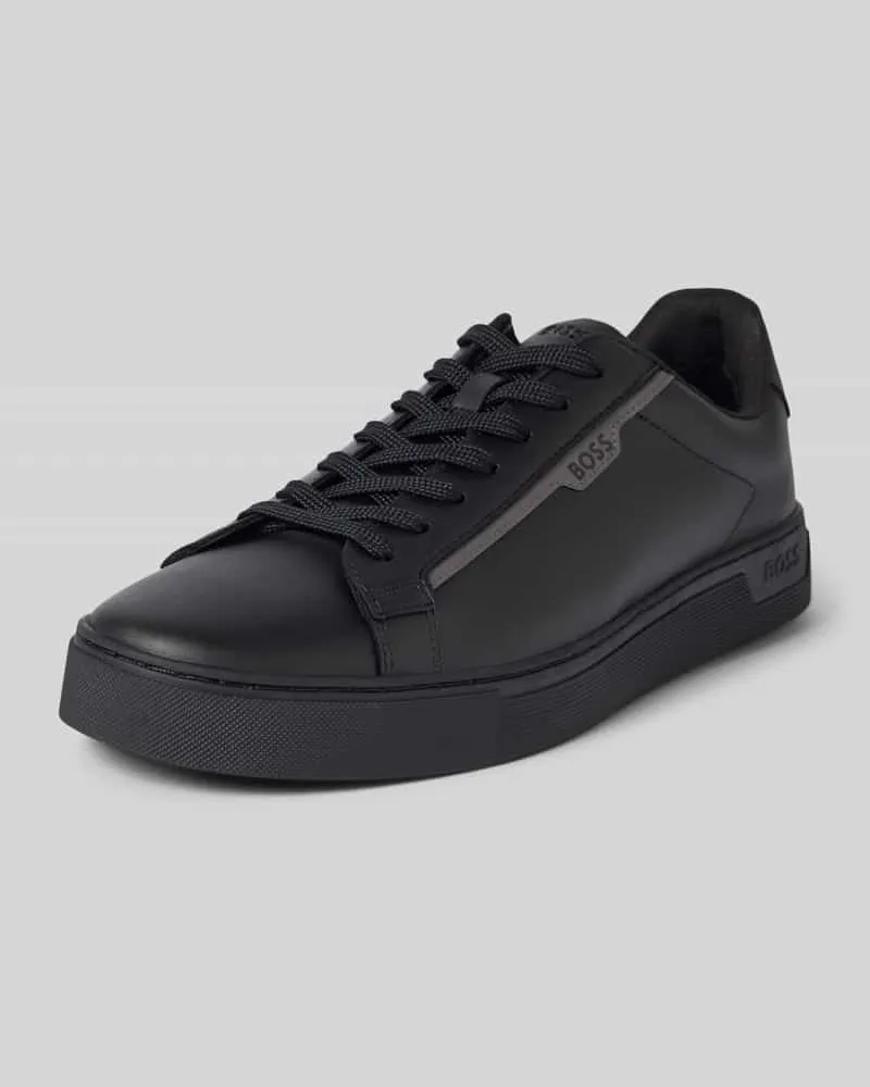 HUGO BOSS Sneaker mit Schnürverschluss Modell 'Rhys Black