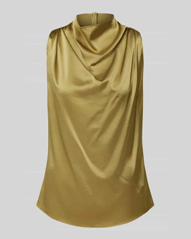 Tiger of Sweden Blusentop mit Stehkragen Modell 'ODISIA Gruen