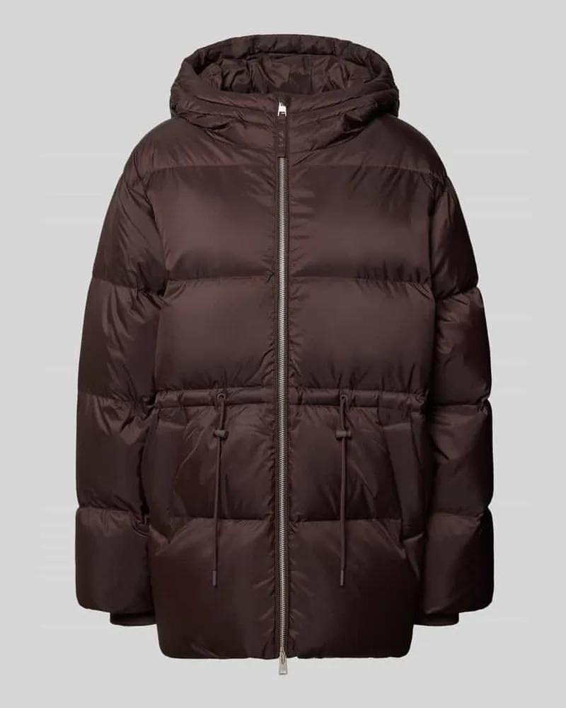 Closed Jacke mit Kapuze und Zweiwege-Reißverschlus Schoko