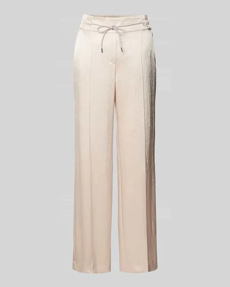 Marc Cain Straight Leg Hose mit Tunnelzug Kitt