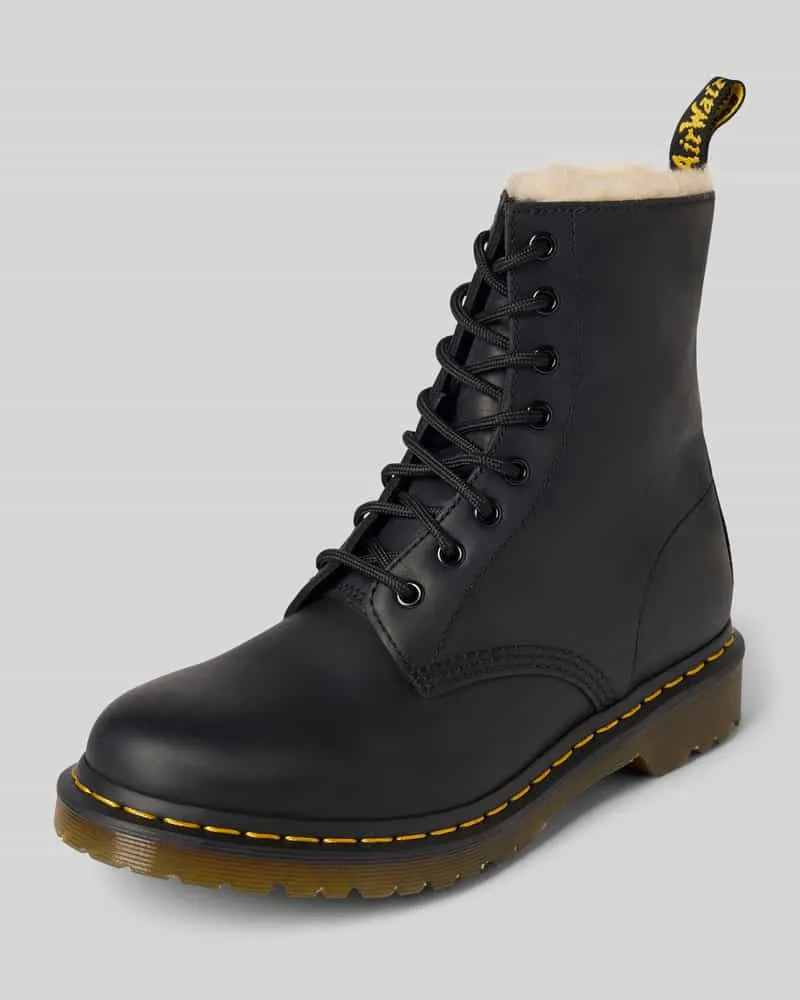Dr.Martens Lederstiefeletten mit Schnürung Modell 'Serena Black