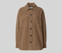 Oversized Overshirt aus reiner Baumwolle Modell 'ALMARAALI