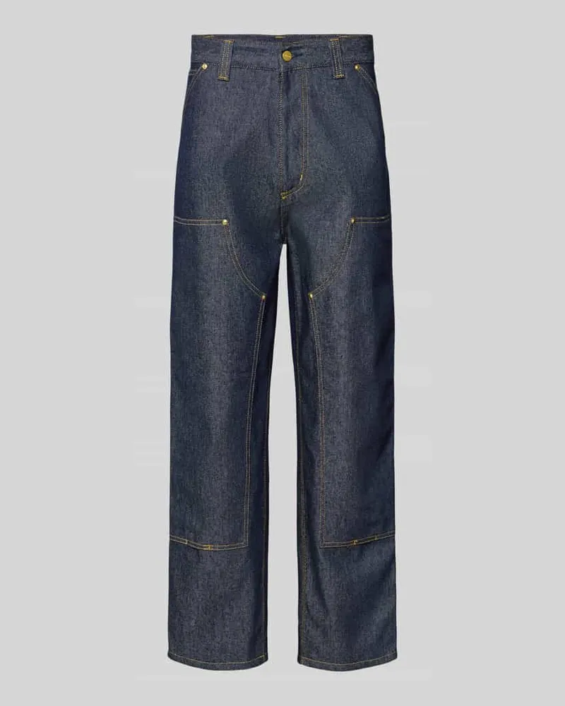 Carhartt WIP Jeans mit Eingrifftaschen Jeansblau