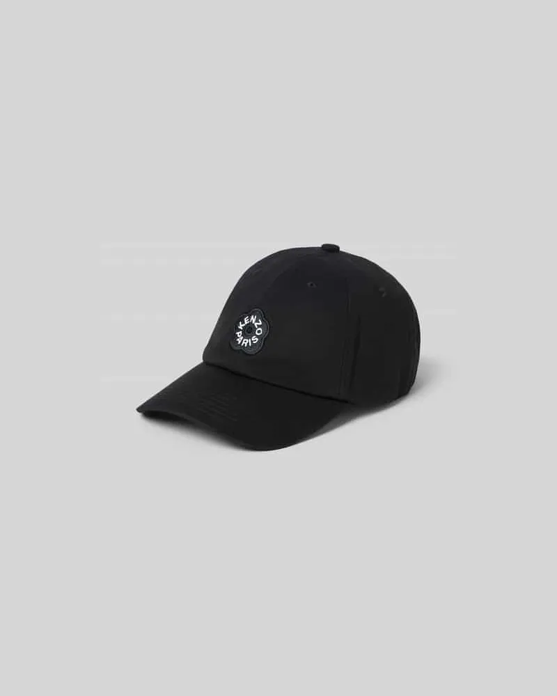 Kenzo Basecap aus reiner Baumwolle Black