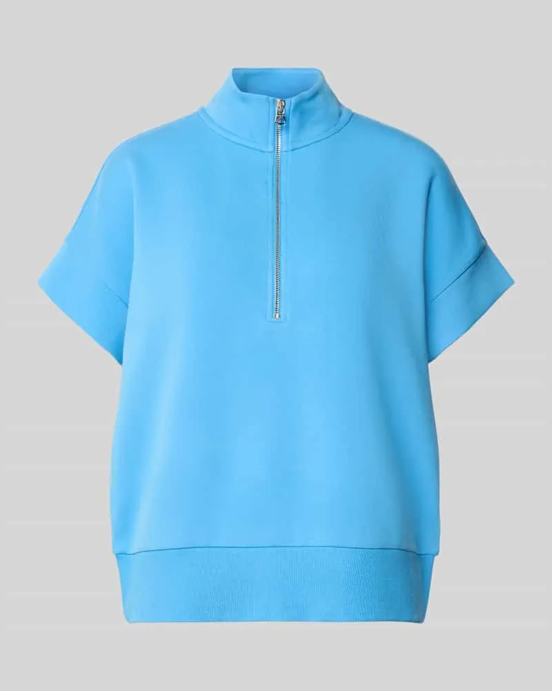 Varley Sweatshirt mit Troyer-Kragen Modell 'Ritchie Bleu