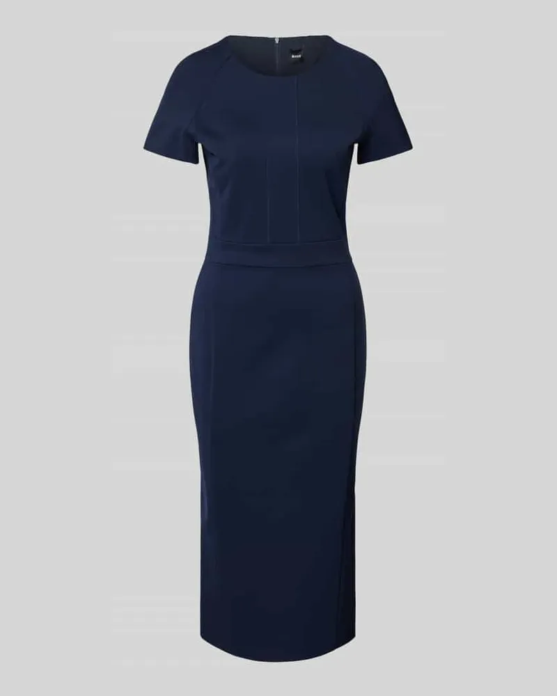HUGO BOSS Etuikleid mit Ziernähten Modell 'Darsa Marine
