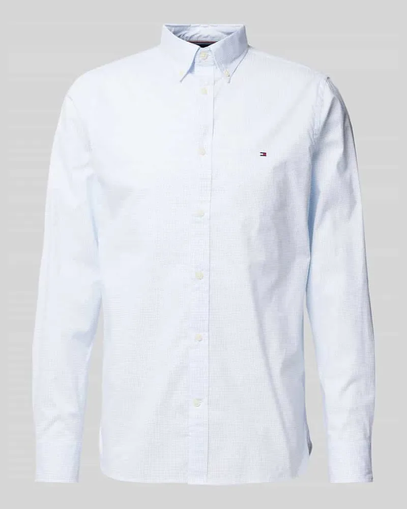 Tommy Hilfiger Slim Fit Freizeithemd mit Button-Down-Kragen Weiss