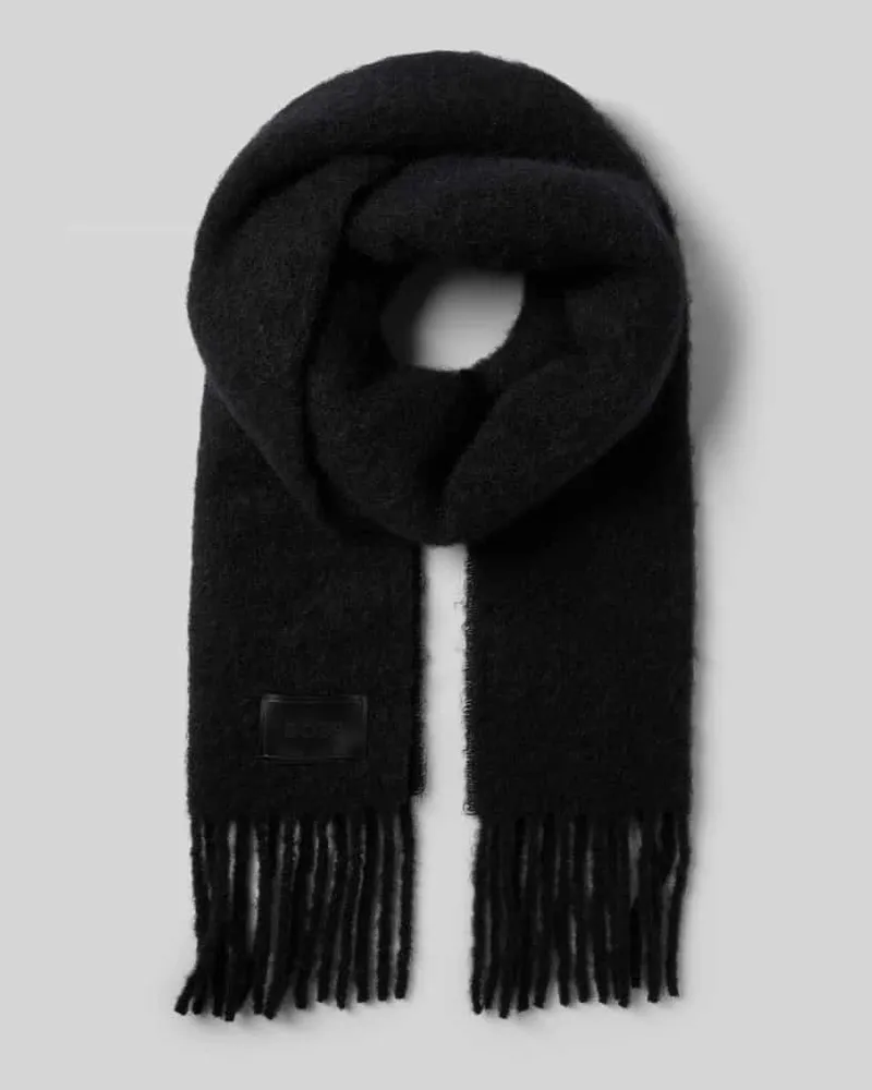 HUGO BOSS Schal aus Alpaka-Mix Black