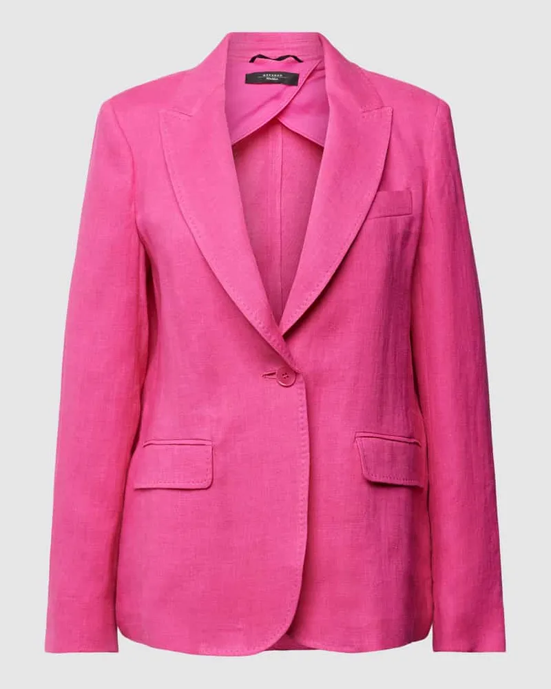 Max Mara Blazer mit Pattentaschen Modell 'NALUT Fuchsia