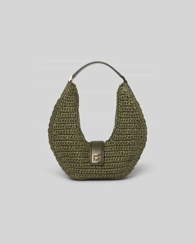 Anine Bing Shopper mit Klickverschluss Khaki