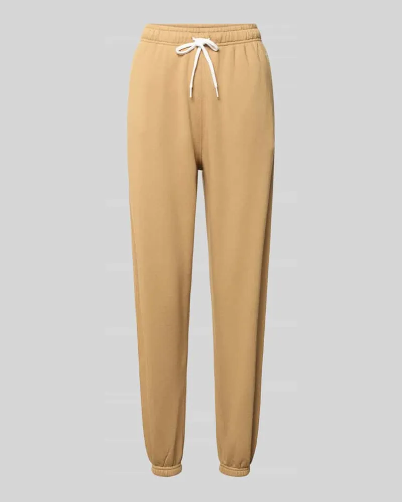 Ralph Lauren Regular Fit Sweathose aus Baumwoll-Mix Camel