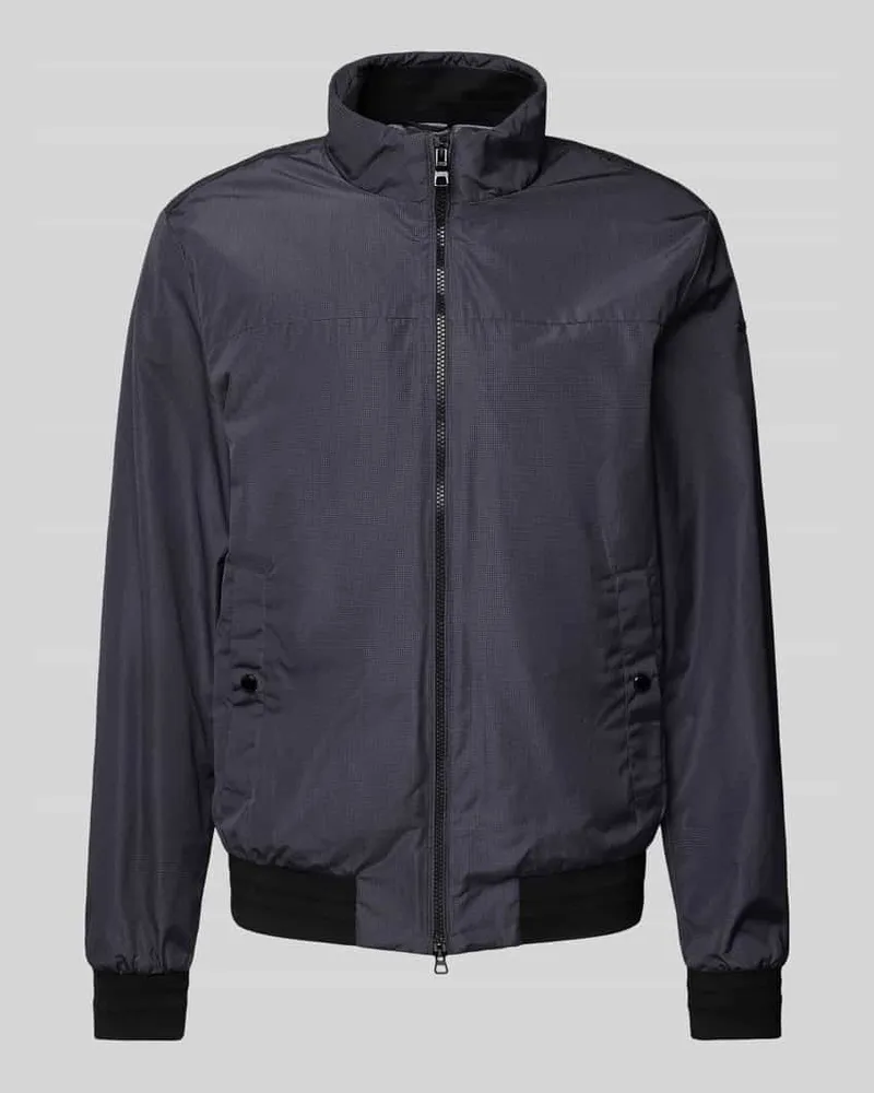 Geox Jacke mit Stehkragen Black